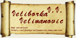 Veliborka Velimanović vizit kartica